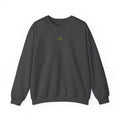 Crewneck Sweatshirt — Cute Plush Animal Lineup Graphic (Back) & Tiny Potted Plant Detail (Front)