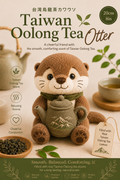 (Join waitlist now!) Taiwan Oolong Tea Otter™ | Tea & Aroma Plush